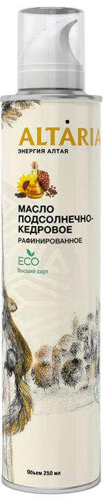Масло-спрей кедрово-подсолнечное нерафинированное 250мл