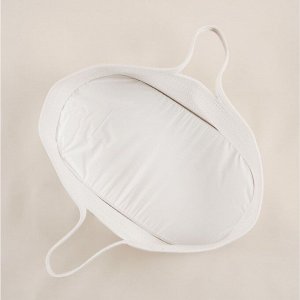 Корзина для хранения SL Home, с матрасом, плетёная, ручной работы, 70x38x25 см, белая