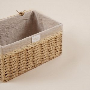 Корзина для хранения SL Home, плетёная, ручной работы, 35x25x19 см