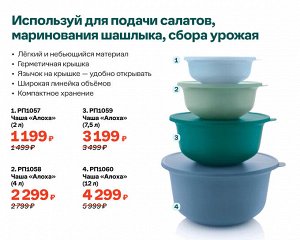 Чаша "Алоха" (2 л) голубая