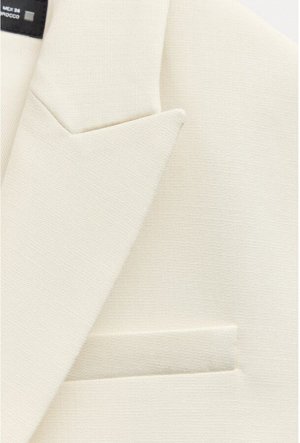 Короткий жилет с клапанами, экрю | 7982/272