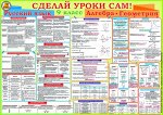 Плакат 9 класс русский язык, алгебра и геометрия