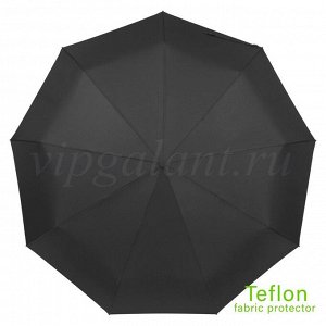 Зонт мужской U8068 UTEKI 3 сл с/а ручка кожа семейный teflon