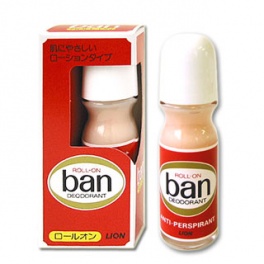 Классический концентрированный роликовый дезодорант "Ban Roll On" 30 мл. Цветочный аромат