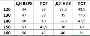 Костюм Летний костюм для девочки. Размерная сетка внутри