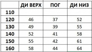 Костюм Летний костюм для девочки. Размерная сетка внутри