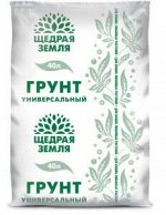 Грунт ЩЕДРАЯ ЗЕМЛЯ НЦС универсальный 40л