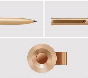 Ручка Xiaomi Mi Mijia Aluminium Rollerball Pen Gold