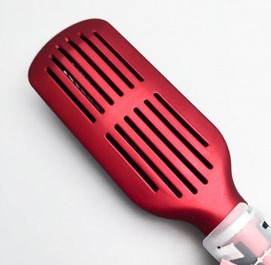 Milen Classic Расческа для волос продувная 330-1212199, пластиковые штифты, 7 рядов, прорезиненная ручка, L 240 мм