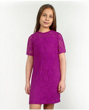 Пурпурное нарядное платье для девочки Цвет: лиловый