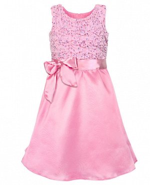 Платье нарядное розовое Цвет: розов. с пайет.