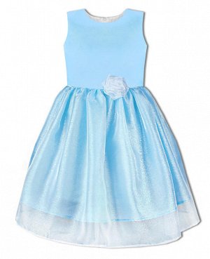 Голубое платье для девочки Цвет: голубой