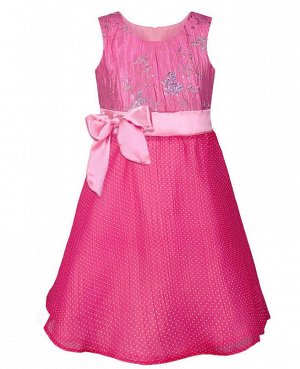 Малиновое нарядное платье для девочки Цвет: малина