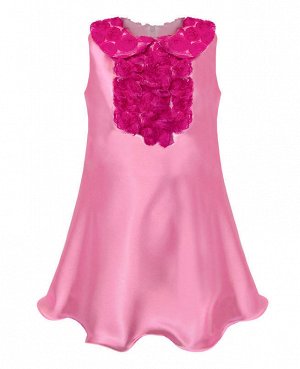 Розовое нарядное платье для девочки Цвет: роз+фуксия