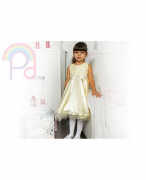 Молочное нарядное платье для девочки Цвет: ваниль