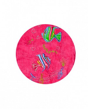 Вельветовый сарафан для девочки Цвет: брусника