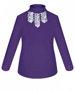 Школьная фиолетовая блузка для девочки Цвет: фиолетовый