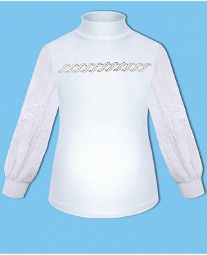 Белая блузка для девочки Цвет: белый