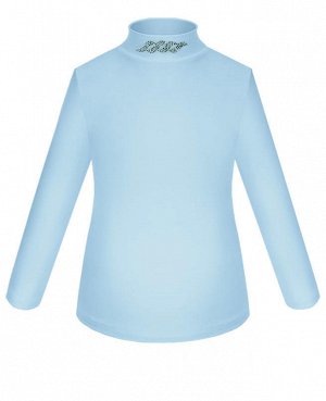 Школьная голубая блузка для девочки Цвет: голубой
