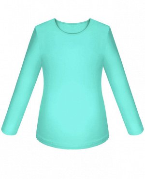 Ментоловая школьная блузка для девочки Цвет: ментоловый