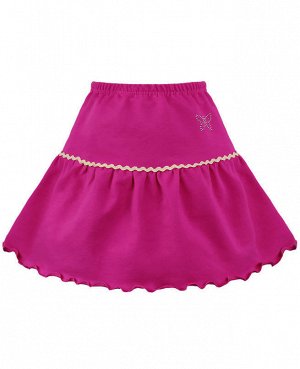 Розовая юбка для девочки Цвет: фуксия