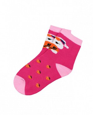 Махровые детские носки Цвет: розовый
