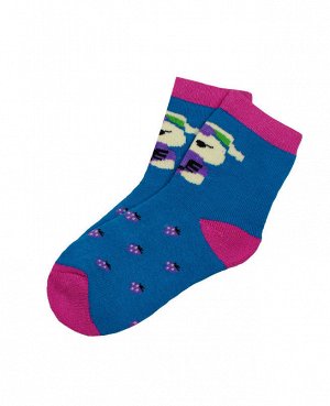 Махровые детские носки Цвет: синий