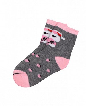 Махровые детские носки Цвет: серый