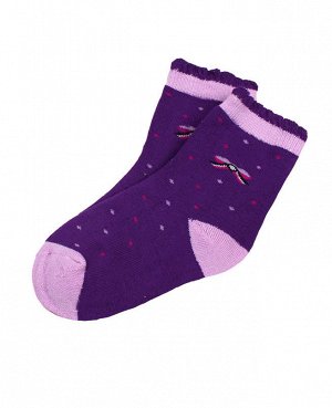 Детские махровые носки Цвет: фиолетовый
