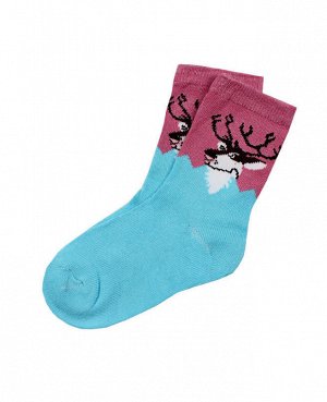 Детские носки для девочки Цвет: бирюзовый