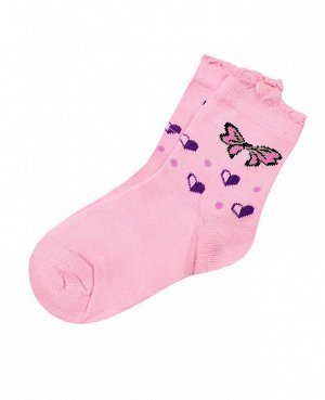 Носки детские для девочки Цвет: розовый