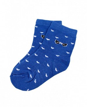 Махровые носки для девочки Цвет: голубой