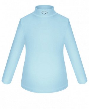 Школьна голубая блузка для девочки Цвет: голубой