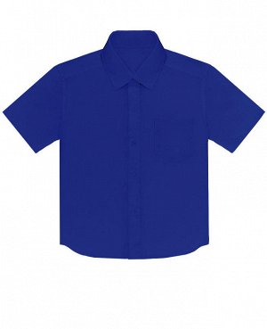 Синяя рубашка для мальчика Цвет: василёк