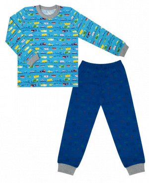 Детская пижама для мальчика Цвет: голубой