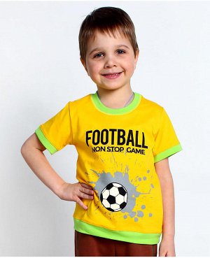 Желтая футболка для мальчика Цвет: жёлтый