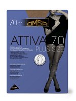 Колготки   Attiva 70 XXL PLUS SIZ (Omsa)  эластичные поддерживающие колготки, корректирующими штанишками