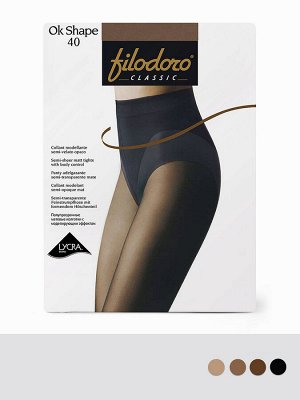 Колготки Ok Shape 40 (Filodoro) колготки с моделирующими трусиками
