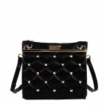STUDDED QULTED CROSSBODY BAG