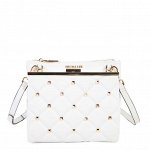 STUDDED QULTED CROSSBODY BAG