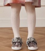 Колготки для девочек однотонные  (ЛАПША+КОСИЧКА)