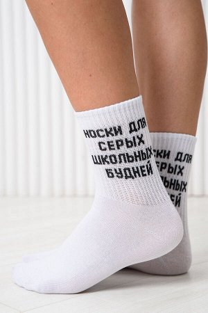 Носки женские Школьные будни (набор 3 пары)