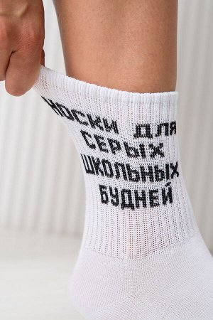 Носки женские Школьные будни (набор 3 пары)