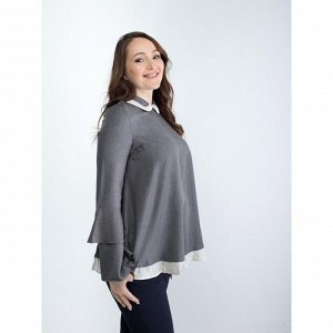 Блузка для беременных, размер 44, рост 168 см, цвет серый (арт. 32375431)