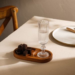 Поднос с двумя отделениями SL Home, 21x11x2 см, дуб
