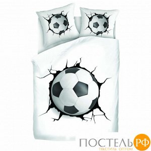 Код: 501715 КПБ 2.0 перкаль "4YOU" Football (70х70) рис. 16020-1 Football (2 нав.)