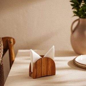 Салфетница деревянная SL Home, 12x9 см, дуб