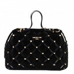 STUDDED QUILTED BOSTON BAG