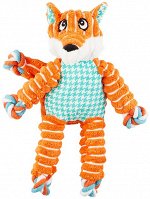 KONG игрушка для собак Floppy Knots Лиса малая 24х15 см