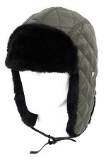 Ушанка LF-Rocky, искусственный мех, ткань плащевая, цвет хакки 3622-13